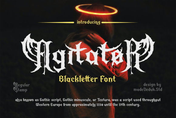 Agitator: A Bold and Vintage-Inspired Typeface for Impactful Design