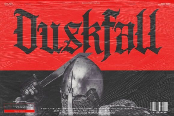Duskfall: A Gothic Font for Modern Designers and Brand Creators
