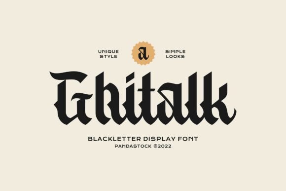 Ghitalk: A Bold Typeface for Modern Designers