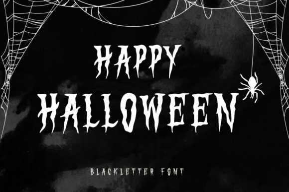 Happy Halloween: A Gothic Font for Bold Designers