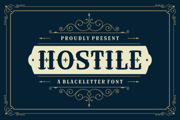 Hostile Font: A Strategic Tool for Vintage-Inspired Branding and Communication