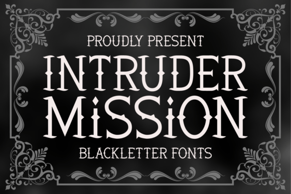 Intruder Mission: A Bold Typeface for Gothic-Inspired Design