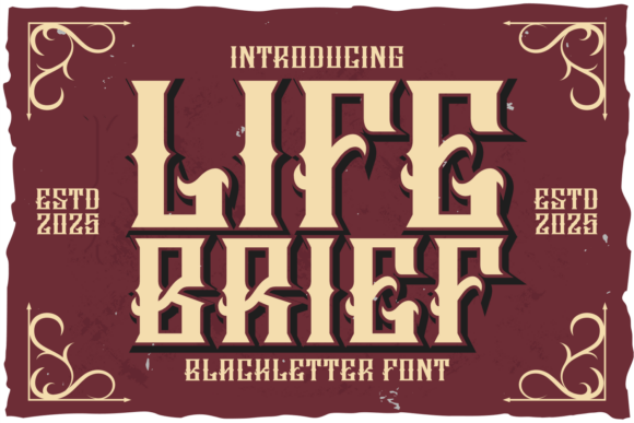 Life Brief: The Font That Speaks Rebellion and Strength