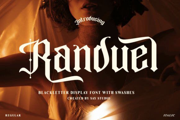 Randuel: A Bold Blackletter Font for Impactful Design