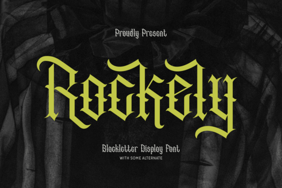 Rockely: A Bold Display Font for Rock-Inspired Design Projects
