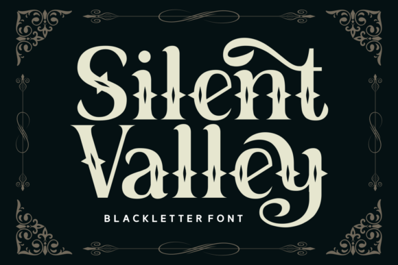 Silent Valley: A Mystical Font for Spooky Season