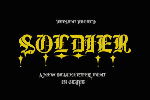 Soldier: A Bold Font for Strategic Branding and Communication