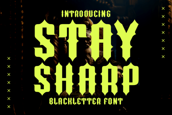Stay Sharp: A Font for Fearless Design