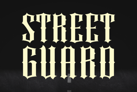 Street Guard: A Bold Urban Font for Commanding Visual Impact