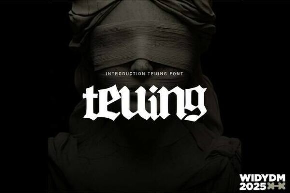 Teuing: A Font That Commands Attention with a Rebellious Edge