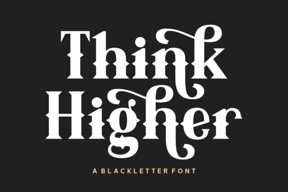Think Higher: A Font That Elevates Your Design Game