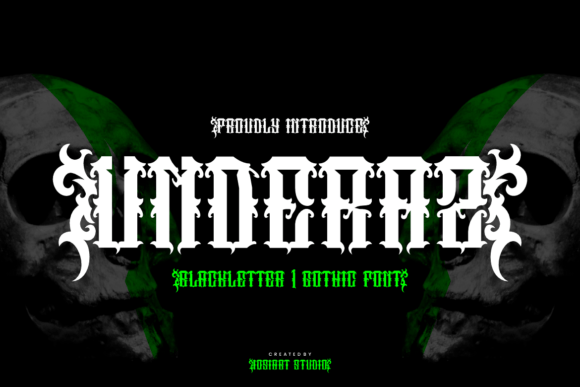 Underaz: A Gothic Font for Bold and Memorable Designs